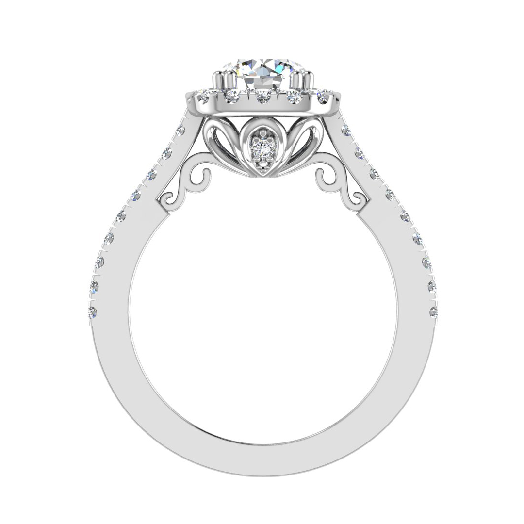 Kailani Halo Engagement Ring